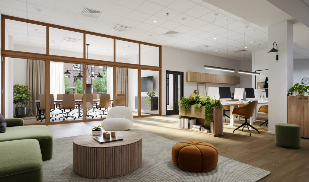 kauppakaari toimitilan liiketilassa  pankki