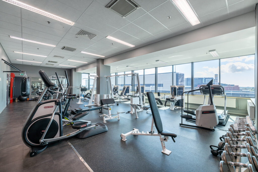 gate8 toimitilan kuntosali